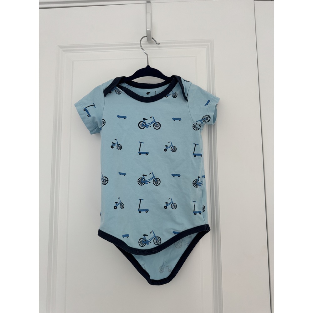 monica + andy bike short sleeve onesie Size 18-24mo